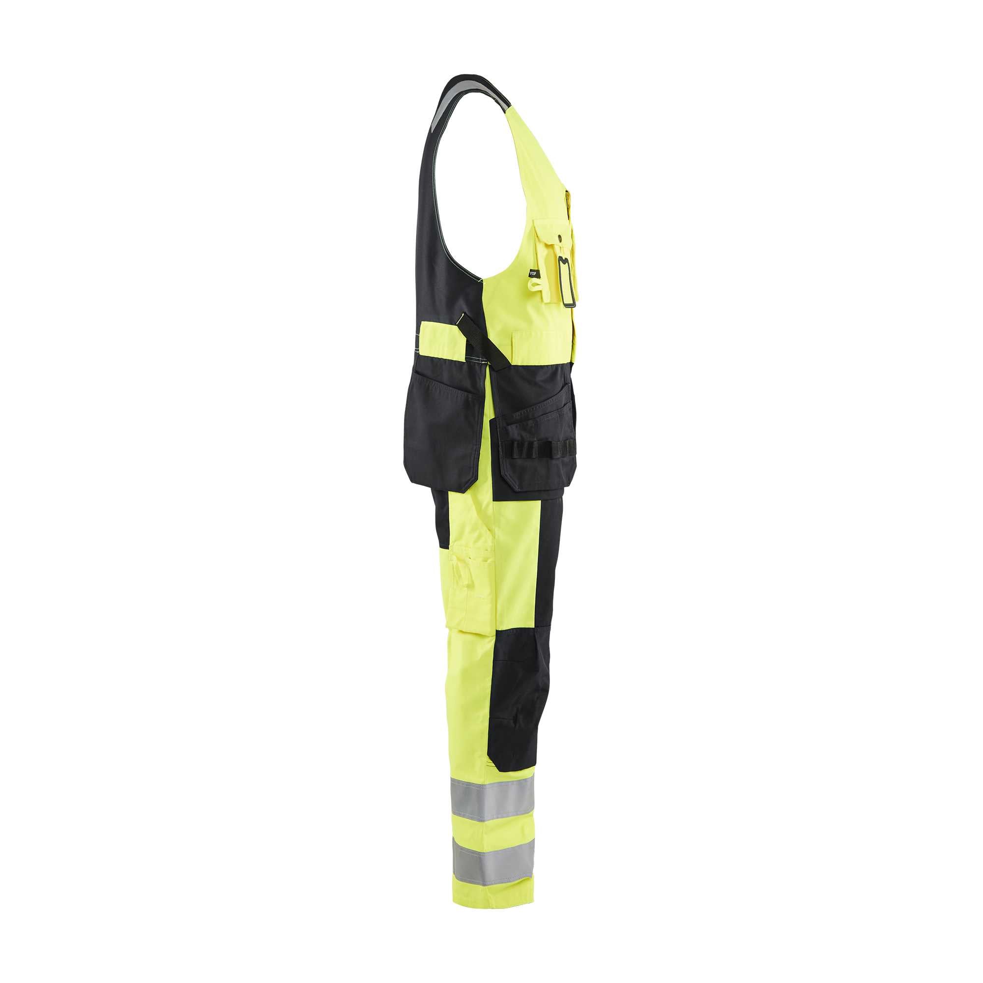 BLAKLADER 26531804 Hi Vis Sleeveless Overall Work Overall Men - polyester cotton blend